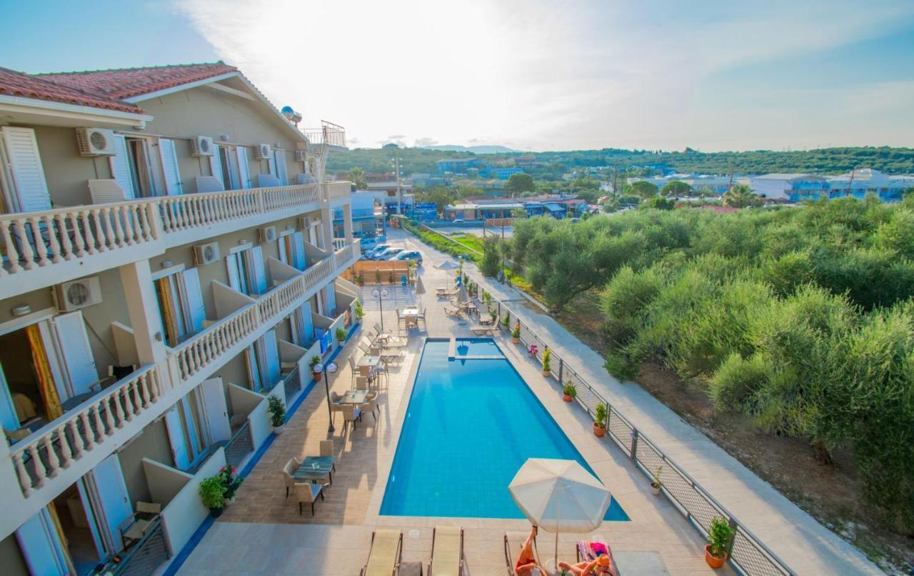 Hotel Emilia Zakynthos stad Exteriör bild